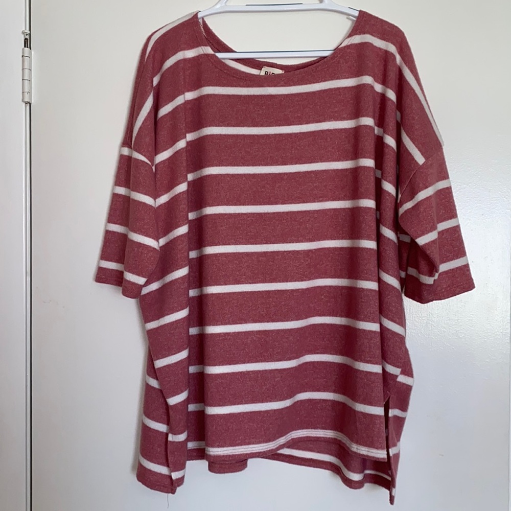 Oversized Mauve Top